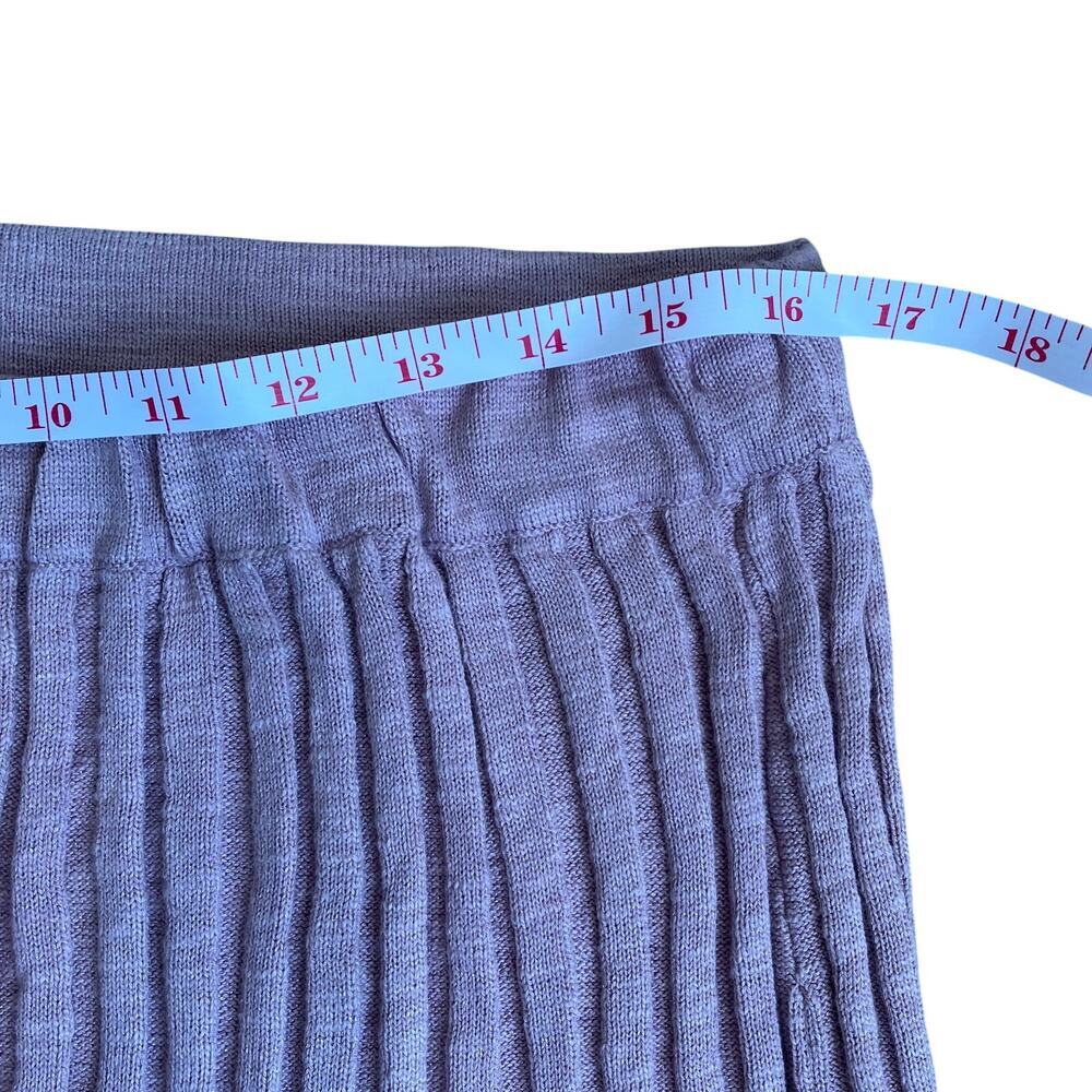 Free People Beach Sz L Veda Ribbed Knit Two Piece Skirt Set Dusty Mauve Pink - Picture 14 of 16